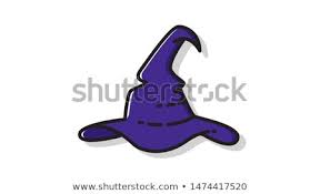 Wizard Hat Logo Icon Flat Design Vector Illustration Logo Icons Design Logos