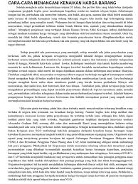 Namun khusus untuk komunikasi pribadi, kebanyakan orang sudah meninggalkan surat. Karangan Isu Kenaikan Harga Barang