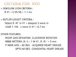 Sv1 + rv5/6 > 35 mm any r+s > 45 mm. Ecg Congenital Heart Disease