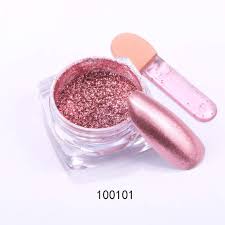 Emulate the look with a pearly shade that transitions slowly from gold, to. Qimeiya 1 Jar Rose Gold Nail Mirror Powder Nails Glitter Chrome Powder Nail Art Manicure Decoration Buy Online In Bulgaria At Bulgaria Desertcart Com Productid 137363267