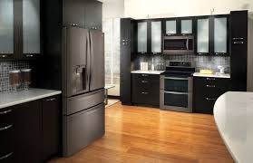 Samsung black stainless steel appliances at yale appliance in framingham in terms of appearance, black steel is a different hue of stainless and coordinates well with most cabinets' styles. Lg Black Stainless Steel Appliances Modern Kitchen New York By Appliances Connection Houzz