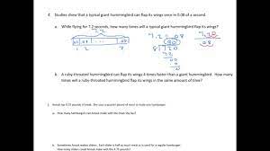 Picture representing 1 ÷ 4 drawn b. Grade 5 Engageny Eureka Math Module 4 Lesson 33 Youtube