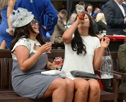 More drunken british women covering themselves in glory at the races! Ladies Day Behaving Badly The Photos Aintree Race Bosses Want To Ban Mirror Online