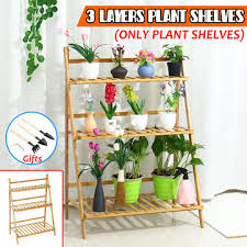 Beautiful plants need beautiful planters, and beautiful planters need beautiful stands. 3 Layers Wooden Plant Shelves Garden Patio Flower Pot Rack Plants Stand Sale Banggood Com Arrival Notice
