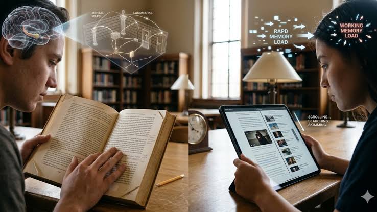 Information Processing - Paper Reading vs. Screen Reading
