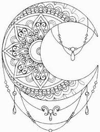 Image Result For Mandala Crescent Moon Small Geometric Tattoo Geometric Tattoo Meaning Moon Tattoo Designs