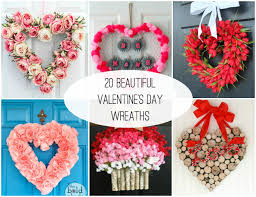 Valentine wreaths are a beautiful way to show that special someone how much you care. 20 Sweet Valentine S Day Wreaths Lydi Out Loud