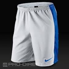 nike laser iv woven football shorts white blue