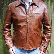 Aero Leather Clothing On Instagram We Re Now Stocking Vegetable Tanned Italian Horsehide Aeroleather Leather Ja Tan Leather Jackets Jackets Leather Jacket