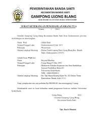Dengan ketentuan sebagai berikut pns/tni/polri dari bendaharawan gaji. Surat Keterangan Penghasilan Orang Tua