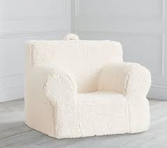 Oversized Cream Sherpa Anywhere Chair Oversized Kids Chair Pottery Barn Kids