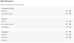 We recommend that you change it regularly. Bank Information Classic Account Management