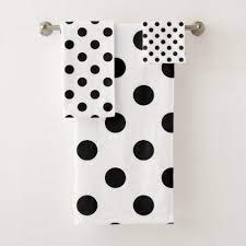 There is currently no wiki page for the tag polka dot towel. Black White Polka Dots Dot Bath Towel Set Zazzle Com Black And White Towels White Towels Bathroom Bath Towel Sets