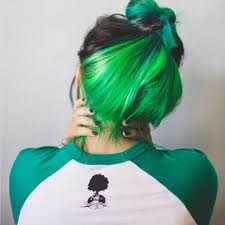 Amazing Undercolor Hairstyles Green Hair Colors Hair Color Underneath Hidden Hair Color