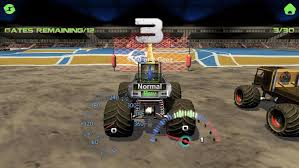 ¡acción de acrobacias que desafían la gravedad y efectos físicos que son una bomba de adrenalina! Monster Truck Stunts Race And Crush Cars 1 4 Download Android Apk Aptoide