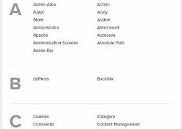 This option will take your list and reverse the order in which each term is listed. How To Add A Glossary Or Dictionary Section In Your Wordpress Site