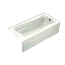 However, my contractor told me the material of contacting pipe is cheap material, and will not last long time. Kohler Kohler Bathtub Soaking Bath Tub 6 Ft Right Hand Drain Integral Tile Flange White