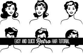 Easy Retro Hair Tutorial The Glamorous Housewife Beauty Playlist Retro Hairstyles Tutorial Hair Tutorial Retro Hairstyles