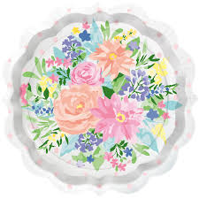 Free delivery for many products! Pioneer Woman Spring Flowers Paper Dessert Plates 8in 12ct Walmart Com Walmart Com