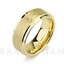 Yellow Gold Rare Mens Hammered Satin Tungsten Wedding Band 8mm Comfort Fit Hammered B Rose Gold Tungsten Band Tungsten Wedding Bands Mens Diamond Wedding Bands