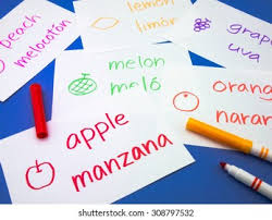Best flashcards app to generate vocab notecards. Making Language Flash Cards Fundamental Words Stock Photo Edit Now 308797532