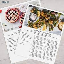 Download the free recipe binder printable here. Photoshop Printable Recipe Template Us Letter 8 5x11 And A4 Etsy In 2021 Cookbook Template Homemade Recipe Books Recipe Template