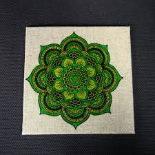 Jan hilgersweg 14 5657 es eindhoven. Set 4 Or 6 Emerald Flower Mandala Coaster Ubie Design