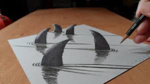 There are so many how to draw 3d art tutorials available on. How I Draw 3d Sharks 3d Drawings 3d Pencil Drawings 3d Art Drawing