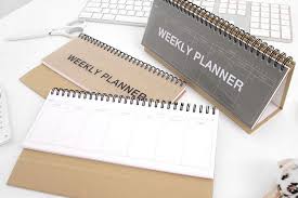 Kraft Weekly Planner Desk Weekly Planner 2020 Planner Etsy In 2020 Weekly Desk Planner Weekly Planner Planner