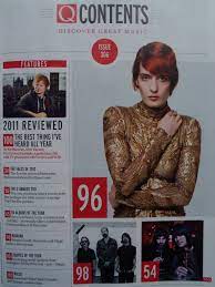Q Magazine Contents Page Music Magazines Album Of The Year Content Page