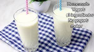 How To Make Yogurt At Home Drinkable Yogurt Youtube