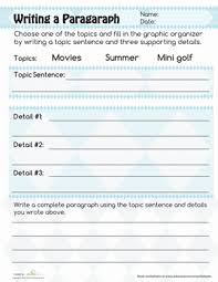 Writing A Paragraph Third Grade Writing Paragraph Writing Worksheets Teaching Paragraphs