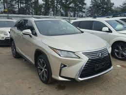 Salvage 2017 Lexus Rx 350 Lexus Rx 350 Models For Sale Salvage