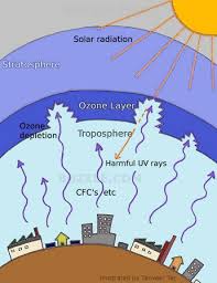 This Shows How The Ozone Layer Is Slowly Letting More Uv Rays In Ozone Depletion Ozone Layer Global Warming Project