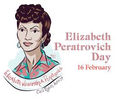 Elizabeth peratrovich), урождённая элизабет джейн уонамейкер (англ. Elizabeth Peratrovich Day Celebrated Observed On February 16 2020 Cards Pictures á‰ Holidays In The Usa