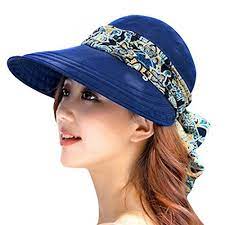 Able Wide Brim Cap Visor Hats Uv Protection Sun Hats With Neck Cover For Women Herbstmode Frauen Damen Hut