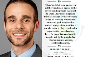IPS' Director of Sustainability Geoffrey Brock, LEED Fellow