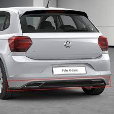 Front bumper fits vw polo mk5 6r with fog light abs plastic fogs set. Genuine Vw Polo Tuning Exterior