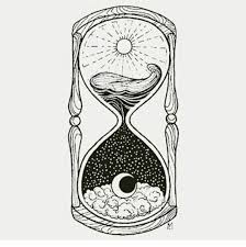 Æ™‚å…‰åŒ†åŒ†æ²™æ¼ Hourglass Tattoo Moon Tattoo Black And White Drawing Check out inspiring examples of hourglass artwork on deviantart, and get inspired by our community of talented artists. pinterest