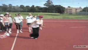 I used to be a runner, and in 2013 i published 'you know you are a runner' which is available on amazon: 15 Gifs Of Track And Field Fails That Will Definitely Keep You On Your Couch Funny Or Die