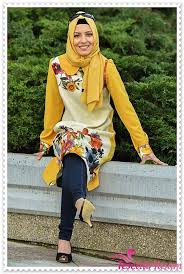 Cicek Desenli Tunik Modelleri 01