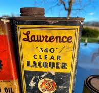 Vtg Lawrence "540" Clear Lacquer Tiger Logo Paint tin Can Pgh Auto Truck  Oil Gas | eBay