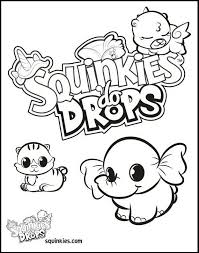 Cute colouring pages of mermaid. 8 Ide Squinkies Coloring And Activity Pages Aplikasi Flanel Pola