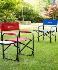 Folding Director S Chair With Side Table In 2020 Outdoor Tailgating Directors Chair Outdoor