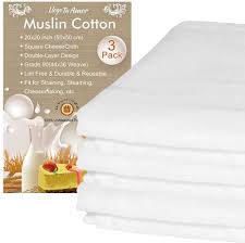 إذا كان التطبيق لا يعمل مراسلتي عبر البريد الإلكتروني قبل أن يغادر تعليقات سيئة!!! 3 Pack Dual Layer Design Pure Cotton Muslin Cloths For Straining Ultra Fine Soft Square Grade 90 Cheesecloth 50 X 50 Cm Cheese Cloths Muslin Cloth Weave Fabric Filter For Cooking Baking
