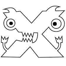 Make them happy with these printable coloring pages and let them show how artful and creative they. Letter X Coloring Page Babadoodle