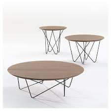 yohsi table basse ronde kendo o 100 o 120 cm table basse ronde table basse table de salon