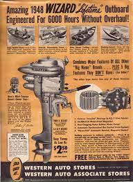 Vintage Ad Wizard Outboard Motors 1948 Etsy Outboard Motors Outboard Vintage Ads