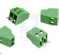 Screw Terminal Block: 2-Pin, 0.1″ Pitch, Side Entry (4-Pack)