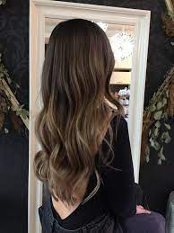 ash brown highlights haare heller machen balayage braune haare hellbraune haarfarbe
